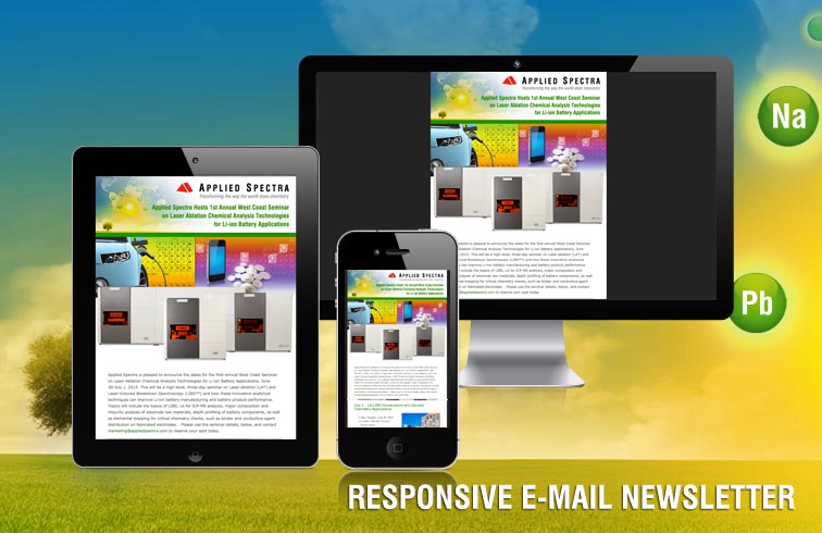 Applied Spectra Email Newsletter